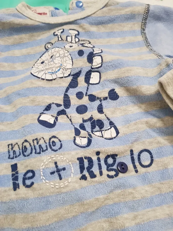 Lot de 3 pyjamas 9 mois - photo numéro 2