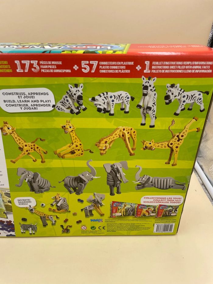 Jeu de construction éducatif en mousse Bloco Animalia 230 pièces neuf - photo numéro 5