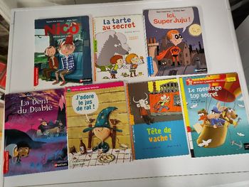 lot 7 livres premières lectures