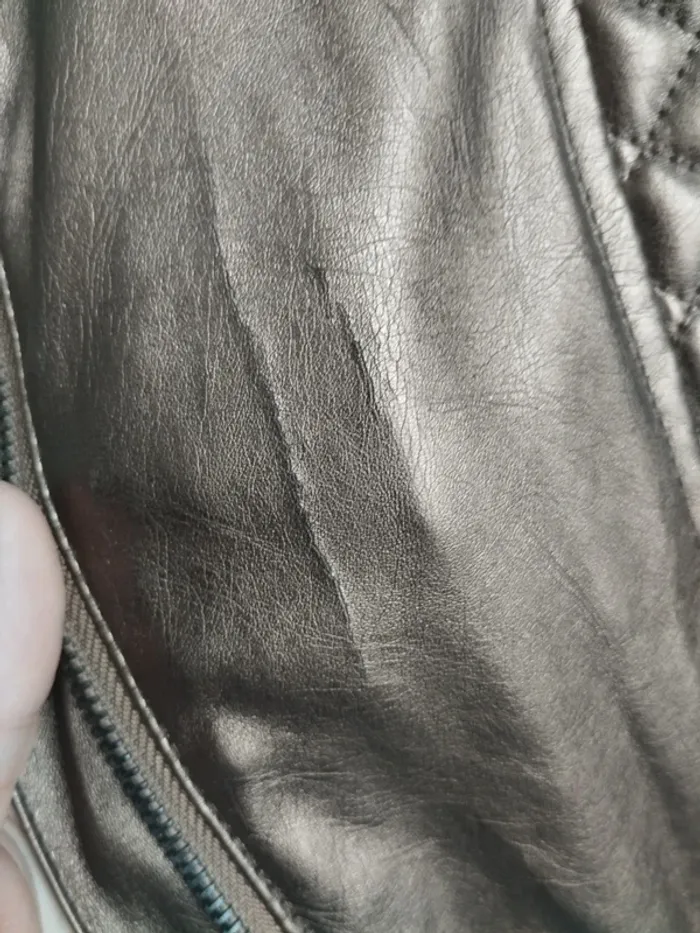 Veste cuivre simili fille 10 ans - photo numéro 5