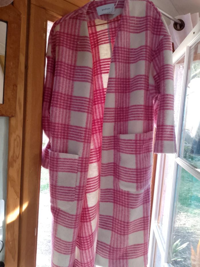Long manteau à carreaux - photo numéro 2