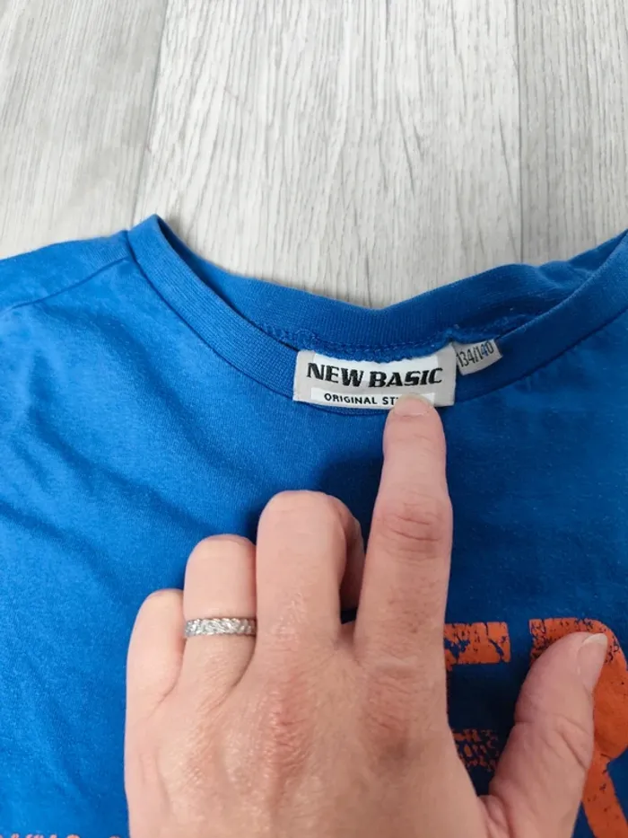 Tee-shirt manche courte New basic 10 ans - photo numéro 2