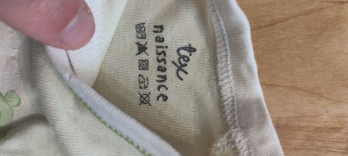 Body Tex vert - 0 mois