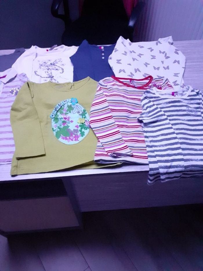 Lot 7 tee-shirts et 1 polo