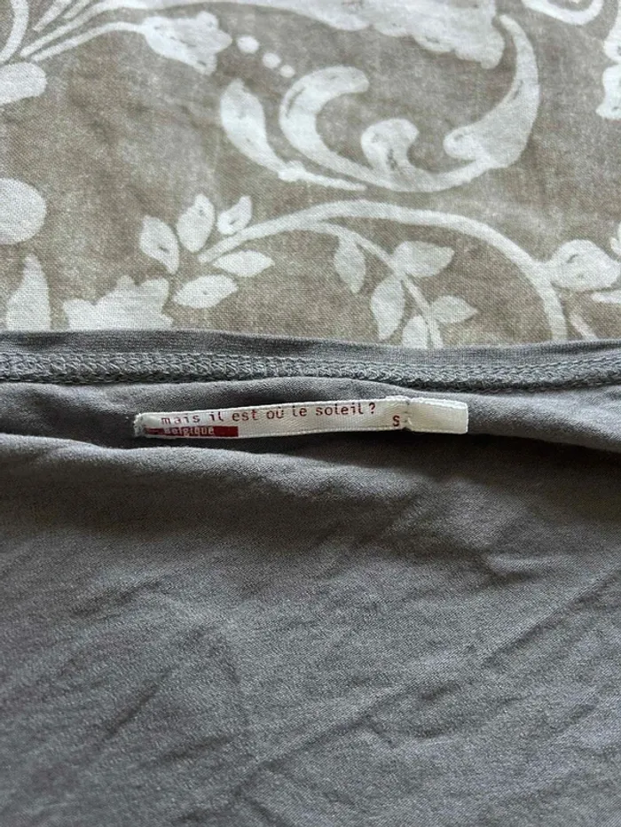 Ensemble 3 pièces gris mais il les ou le soleil ?Taille S - photo numéro 9