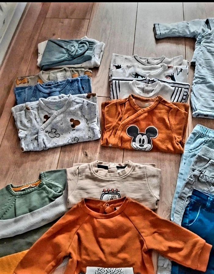 Lot bébé garçon 3 mois + 1 mois + écharpe portage - photo numéro 3