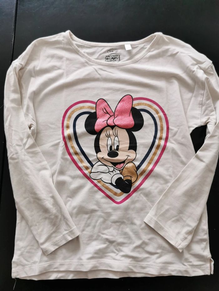 Tee-shirt manches longues Minnie T7 ans