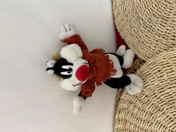 peluche titi et gros minet warner bros 2002 doudou sylvestre giocattoli ferrero 