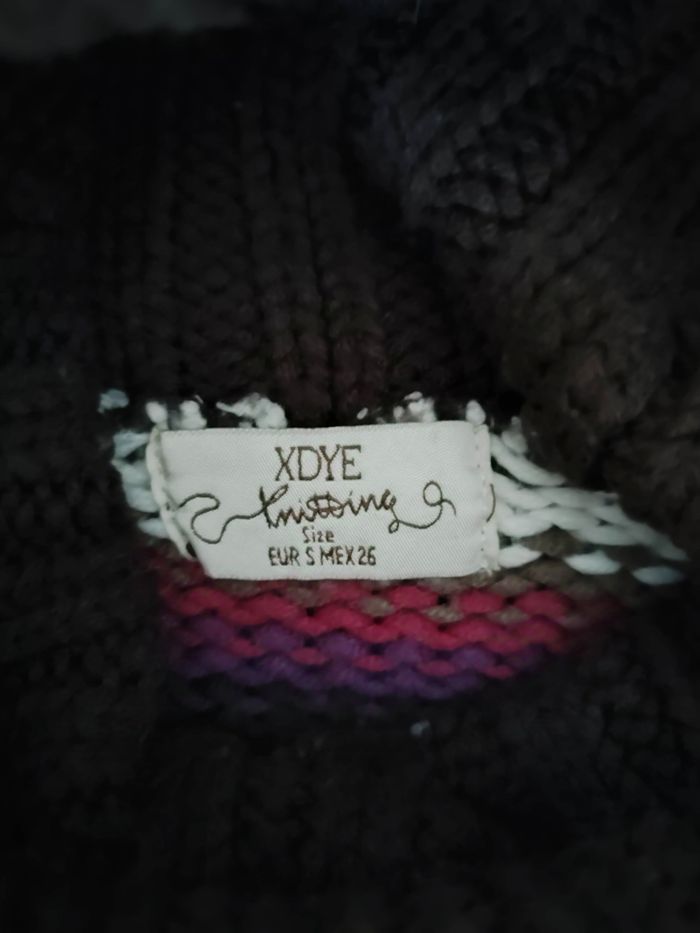 Pull vintage col roulé 90's - photo numéro 7