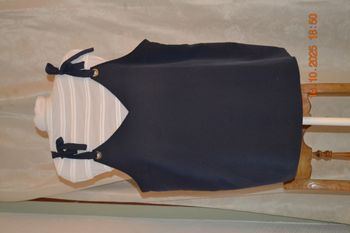 Débardeur bleu marine, taille unique