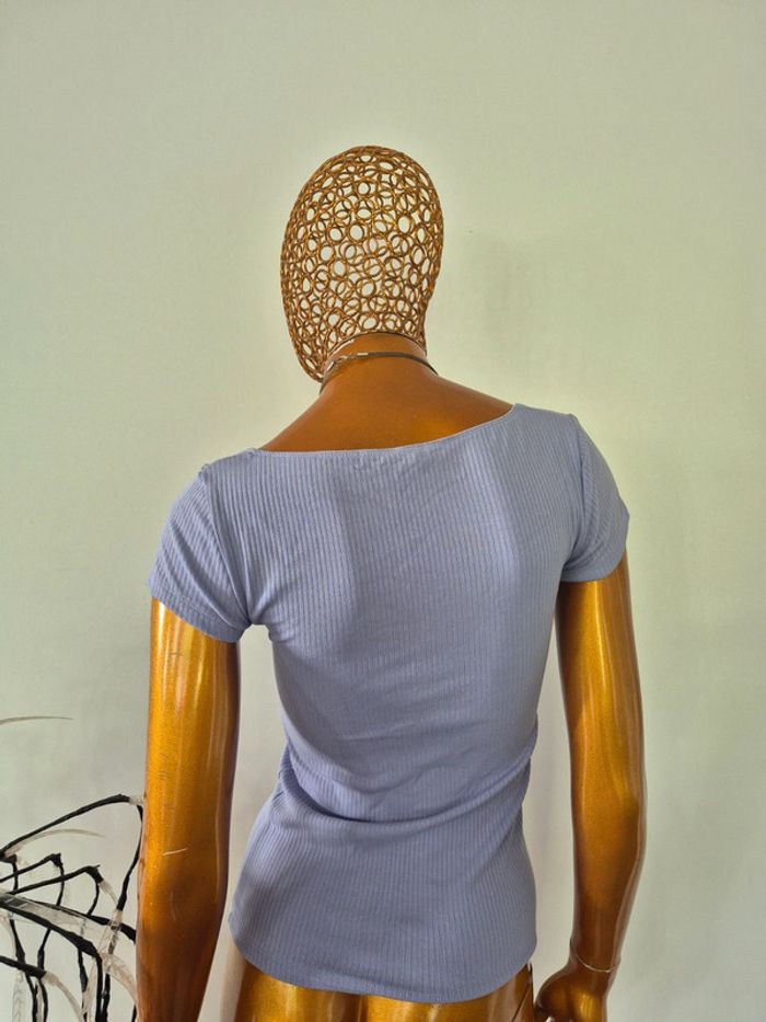 Tee-shirt Femme Lila Manches Courtes Taille S/36 - photo numéro 2
