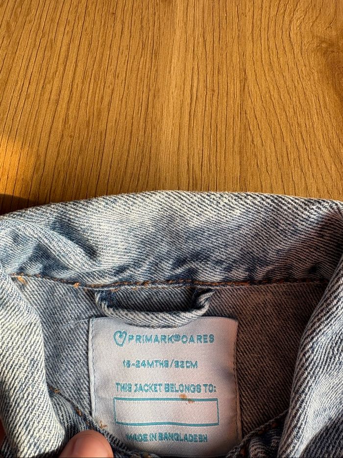 Veste en jean fille taille 92 - photo numéro 3