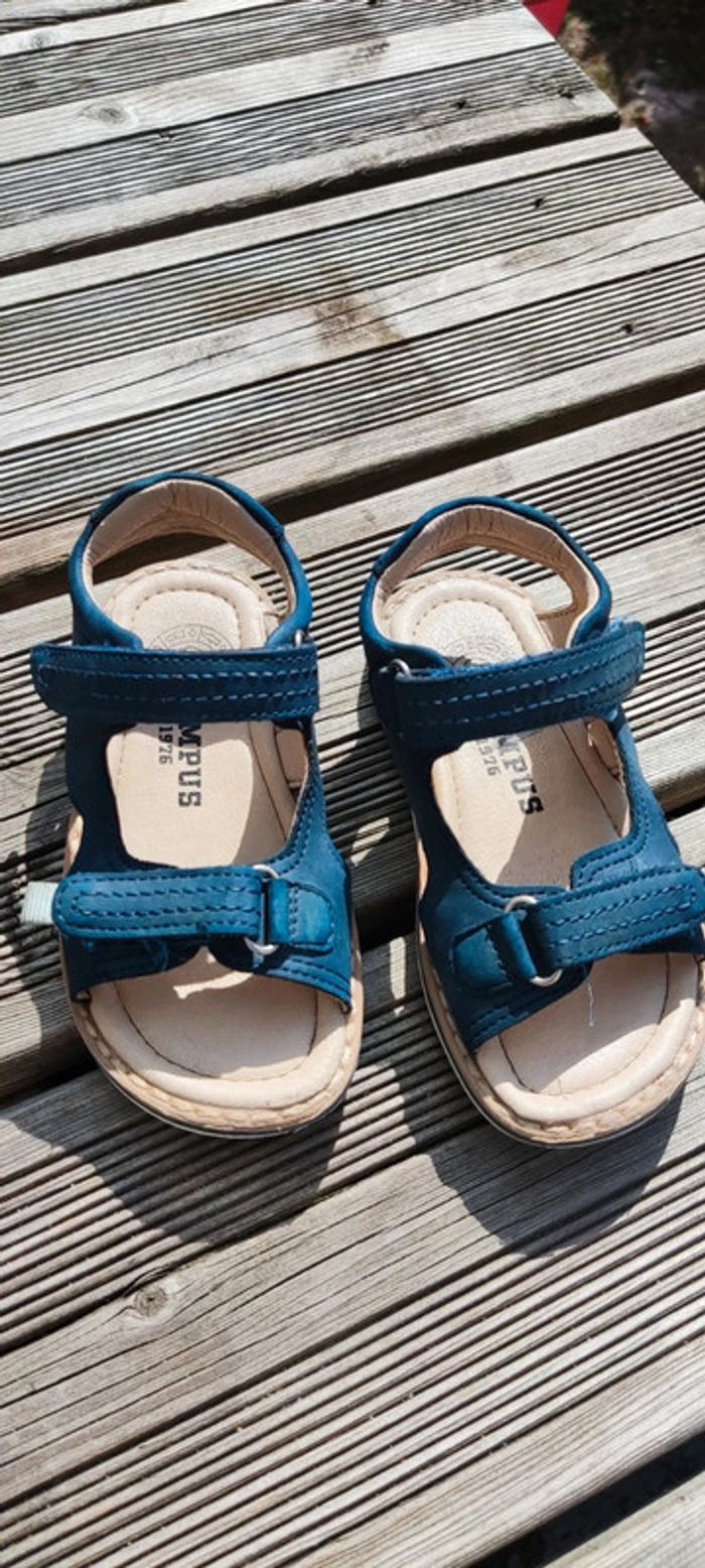 Sandales bleu marine - photo numéro 2