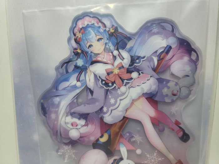 Snow Miku Hatsune Miku Stand Acrylic Ichiban Kuji D - photo numéro 2