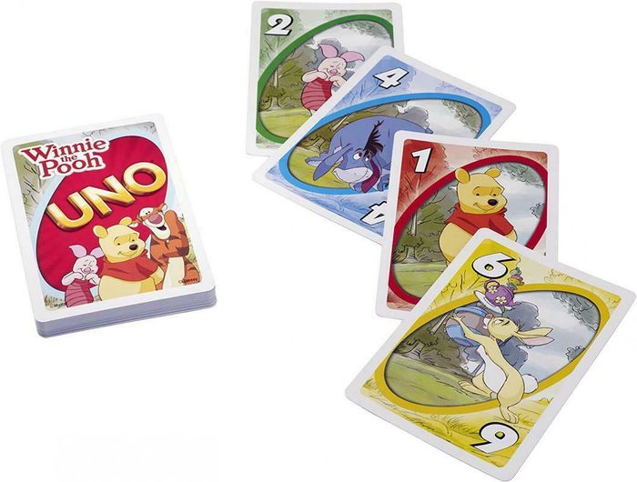 MATTEL MON PREMIER UNO JUNIOR WINNIE L'OURSON JEU DE CARTE 54480 - photo numéro 2