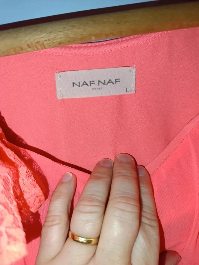 Robe drapée Naf Naf taille L soit 42 - photo numéro 8