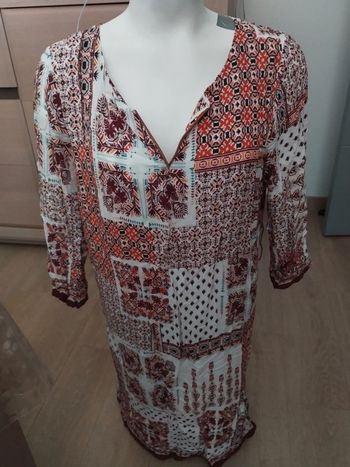 Tunique robe taille 44 Breal multicolore