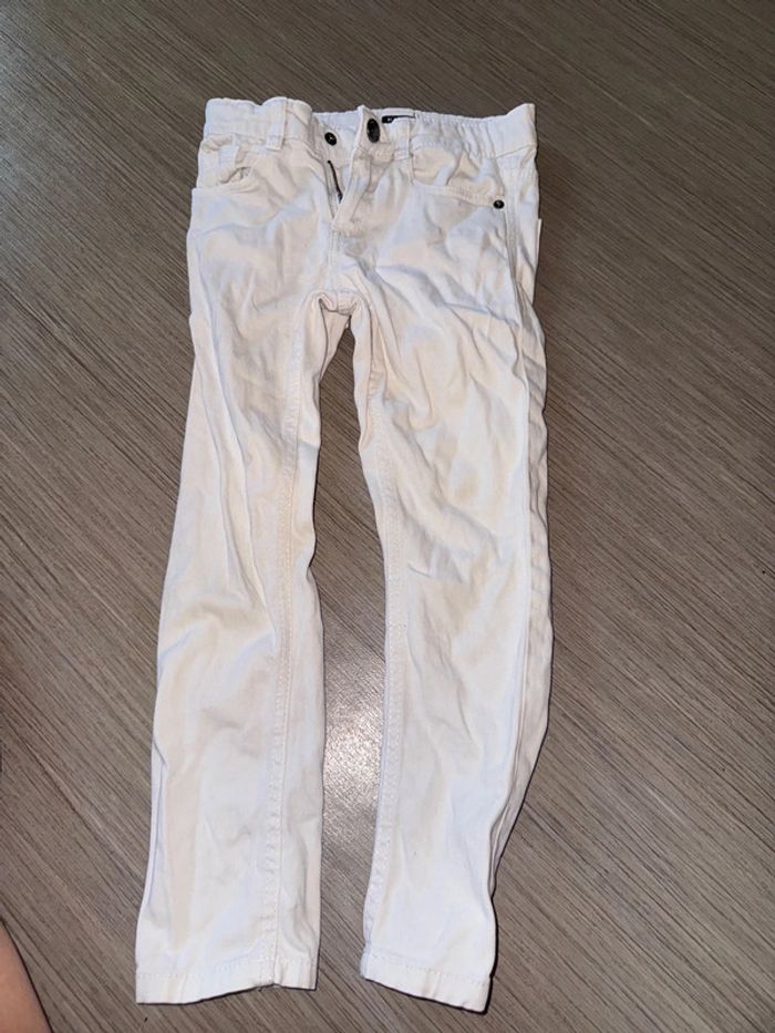 Jeans blanc skinny 5 ans