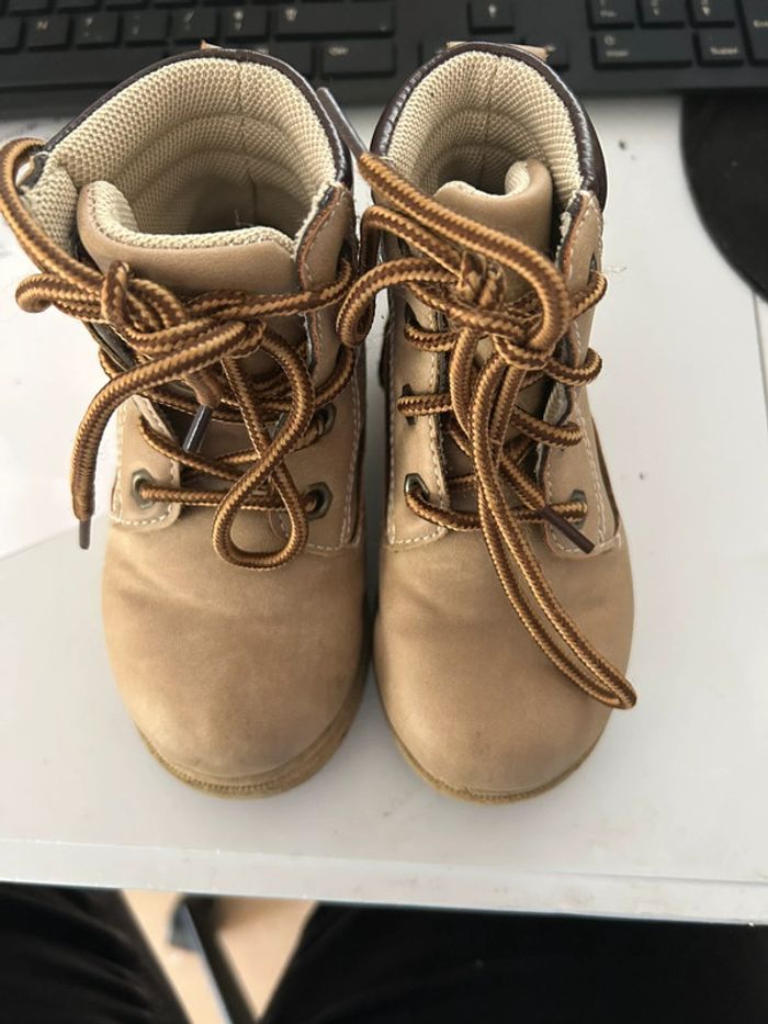 Bottine marron garçon