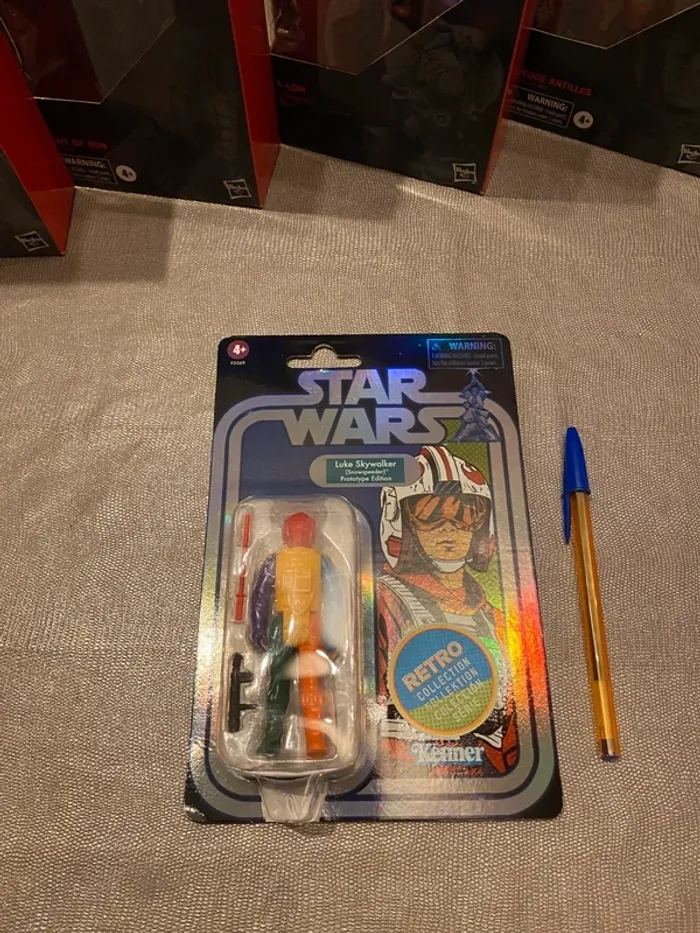 Figurine Star Wars retro collection - Luke Xwing Prototype (red head) - Hasbro 2022 - photo numéro 2