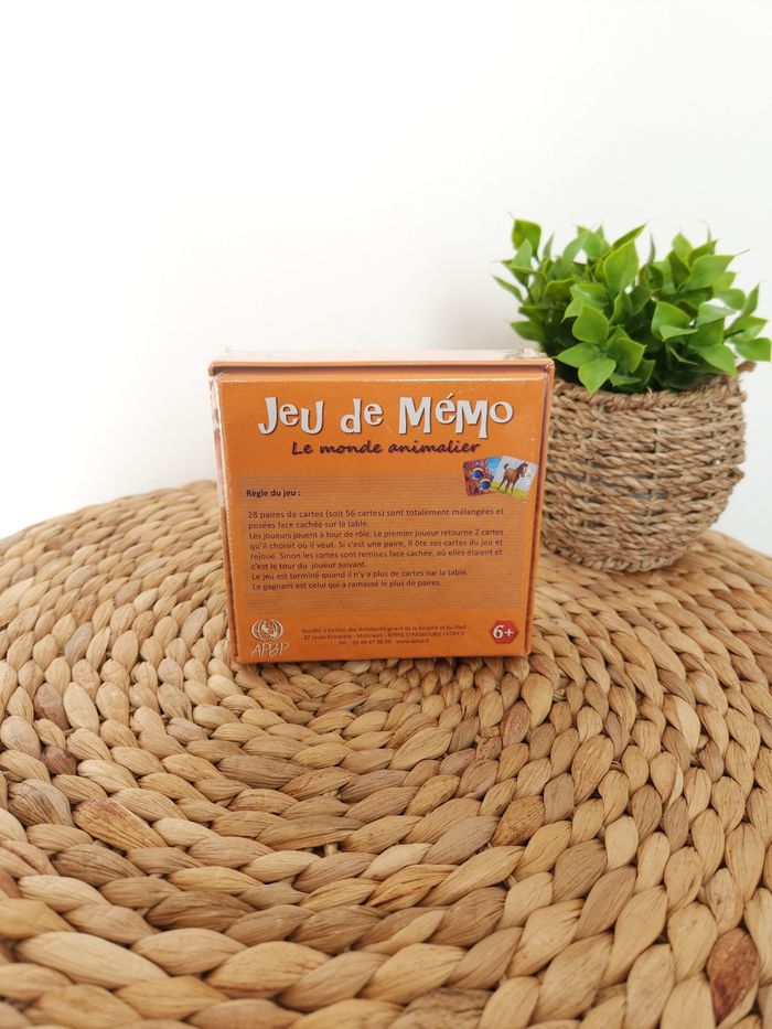 Jeu de Mémo Le monde animalier ABPB - photo numéro 3