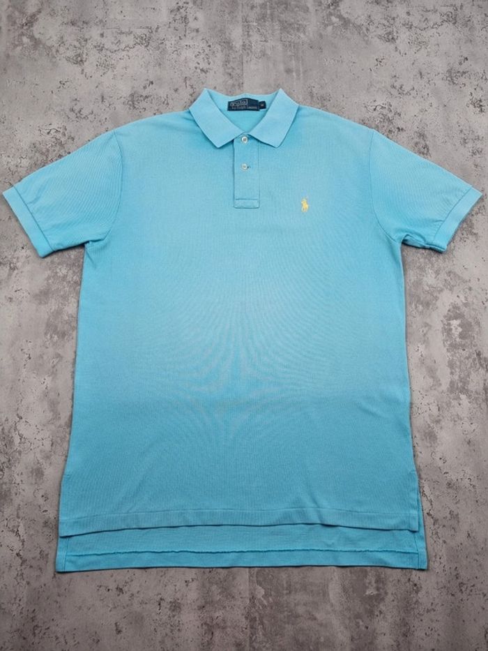Polo manches courtes Ralph Lauren bleu ciel, M Hommes - photo numéro 3