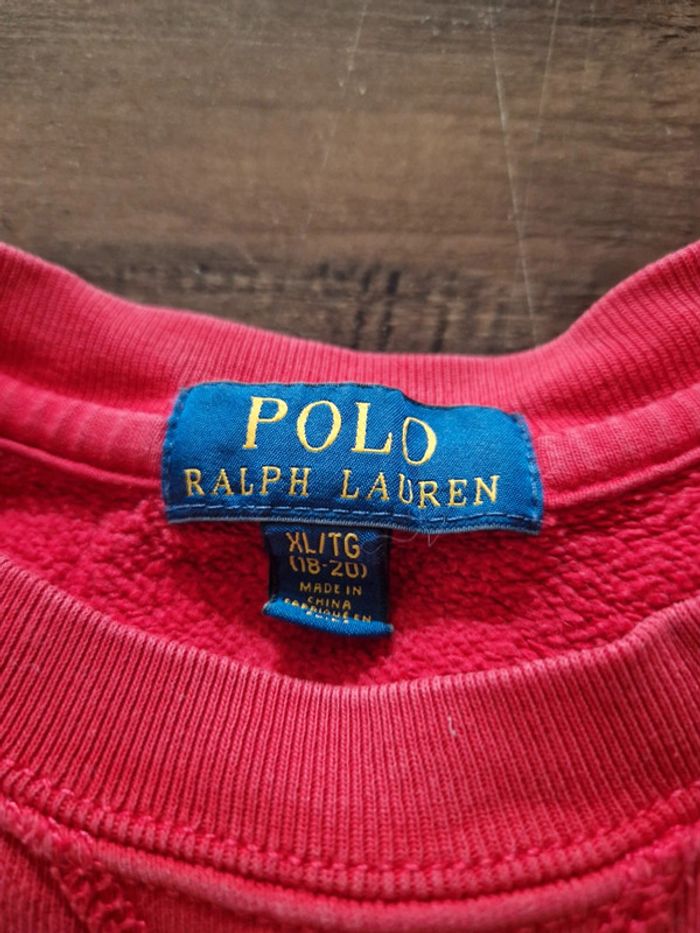 Pull rouge Ralph Lauren taille XL - photo numéro 4