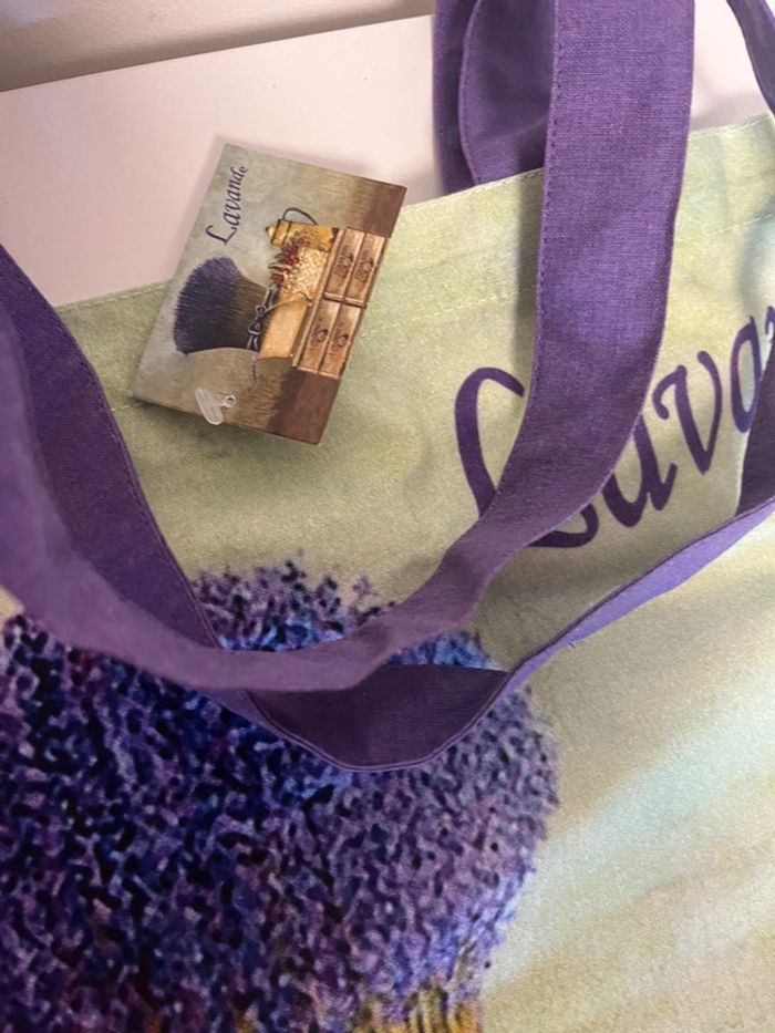 Tote bag thème lavande - photo numéro 2