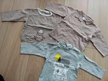 Lot 3 tee shirt 12 mois