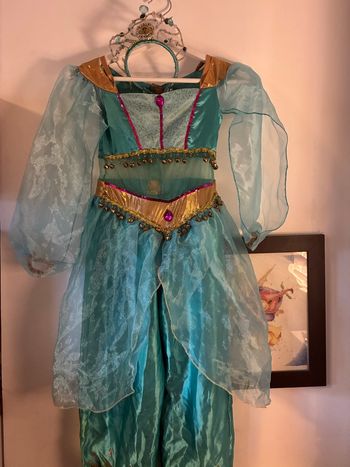 Combinaison déguisement Jasmine + couronne : diadème