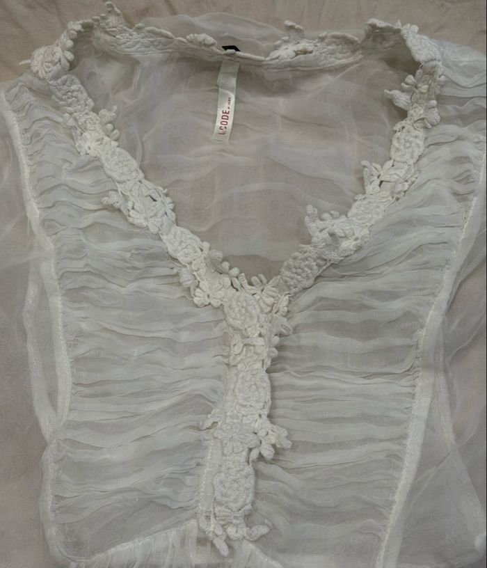 Blouse bohème crème I.Code by IKKS – T36