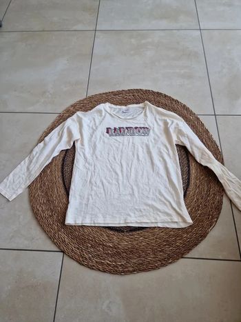 Joli tee-shirt manches longues Tape à l'oeil taille 14 ans
