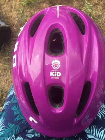 Casque fille kid édition violet taille 52 /56 Cm