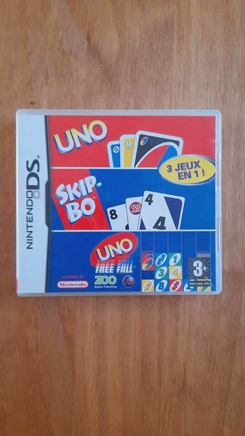 Jeu UNO / Skip-Bo / UNO FreeFall – 3 Jeux en 1 – Nintendo DS