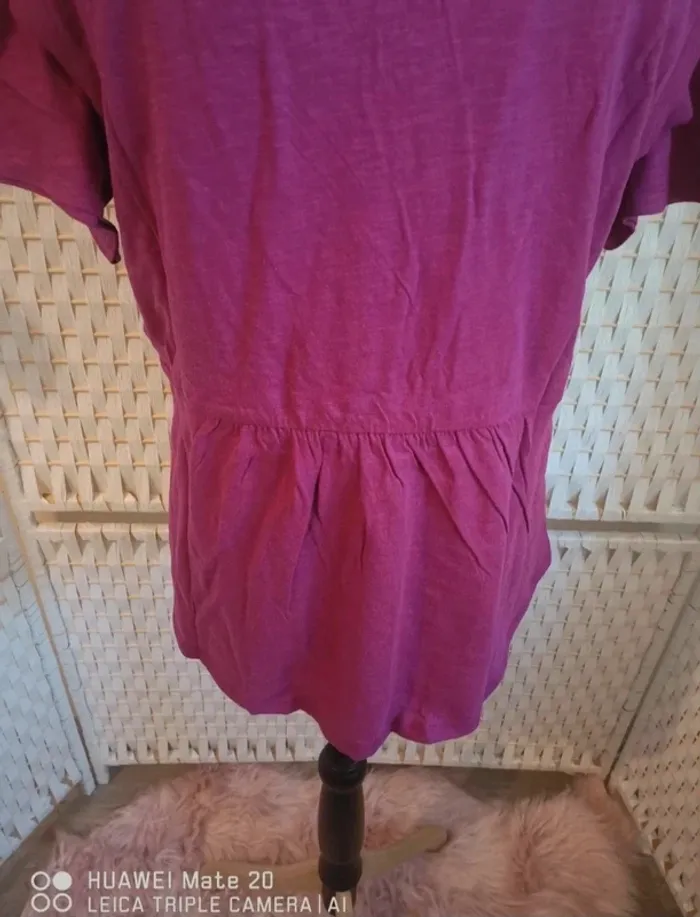 💕joli top fuchsia femme TL/ 40 darjeeling 💕 - photo numéro 4