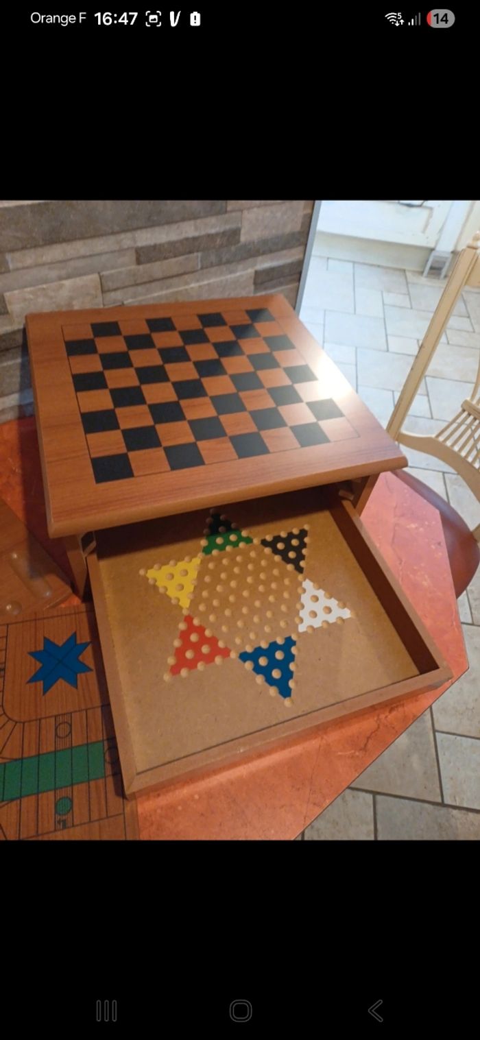 Jeu 10 en 1 holzspieldbox - photo numéro 2