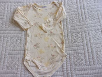 body manches longues Petit Bateau taille 6 mois
