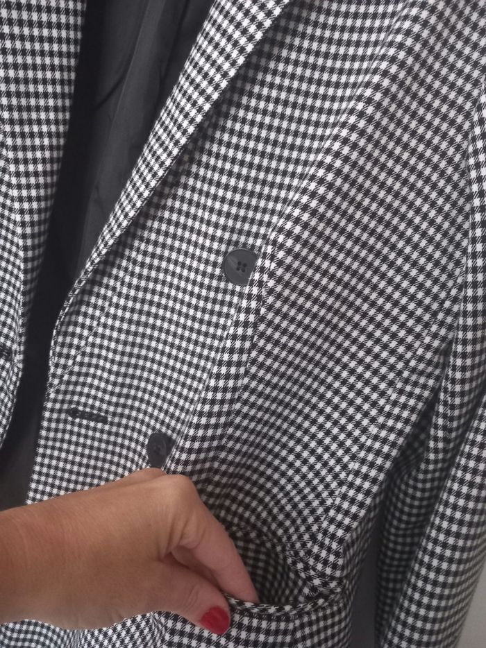 Veste  noir et blanche femme taille 40 - photo numéro 2