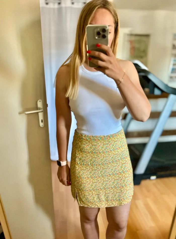 Jupe à motif floral coloré Pimkie 36 S - photo numéro 2