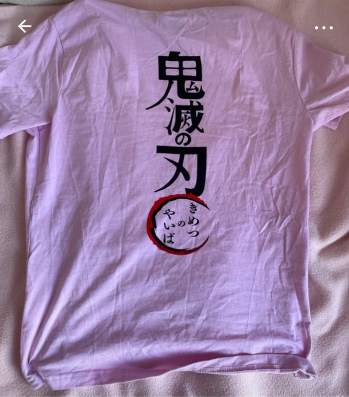 T-shirt rose, BZB , Demon Slayer - photo numéro 6