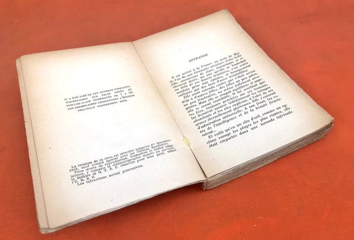 Roger Lefèvre Raz de marée Visions de guerre (1942) Editions Baudinière Paris - photo numéro 2