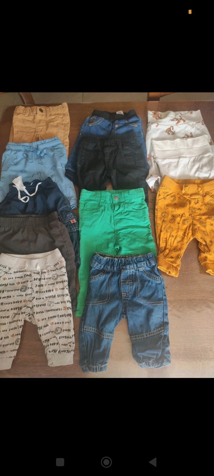 Lot pantalon 3 mois