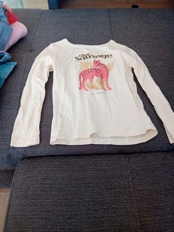 Tee-shirt fille en 4 ans