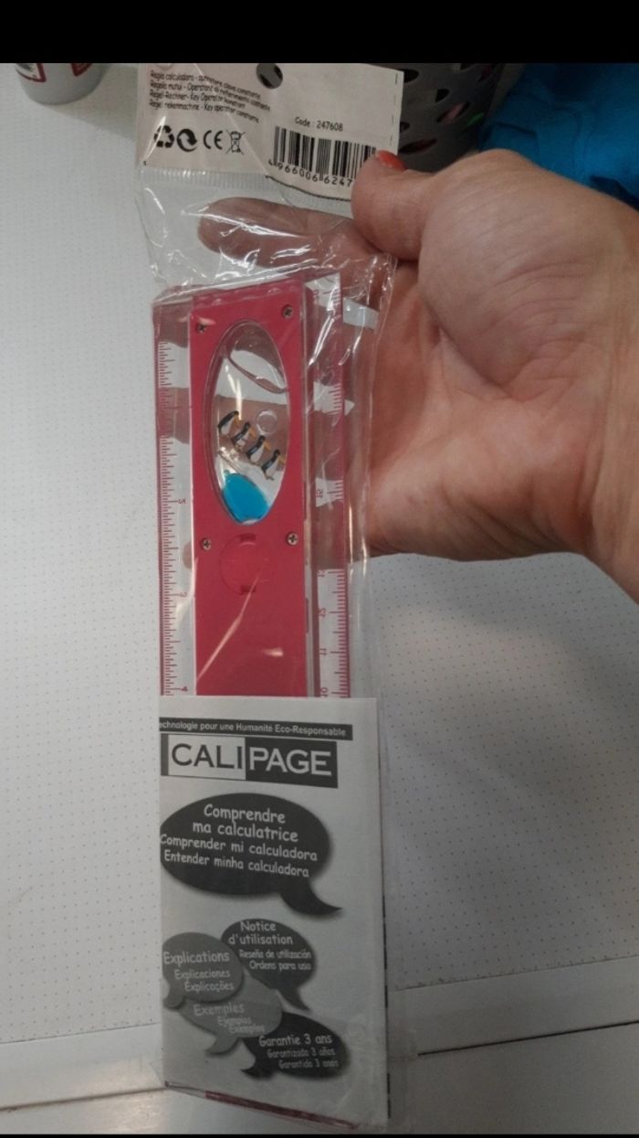 Regle calculatrice neuve calipage - photo numéro 4