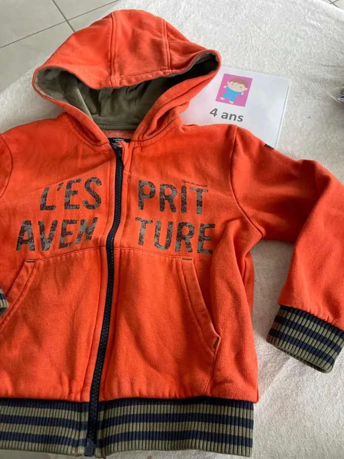 Gilet terre de marins 4 ans