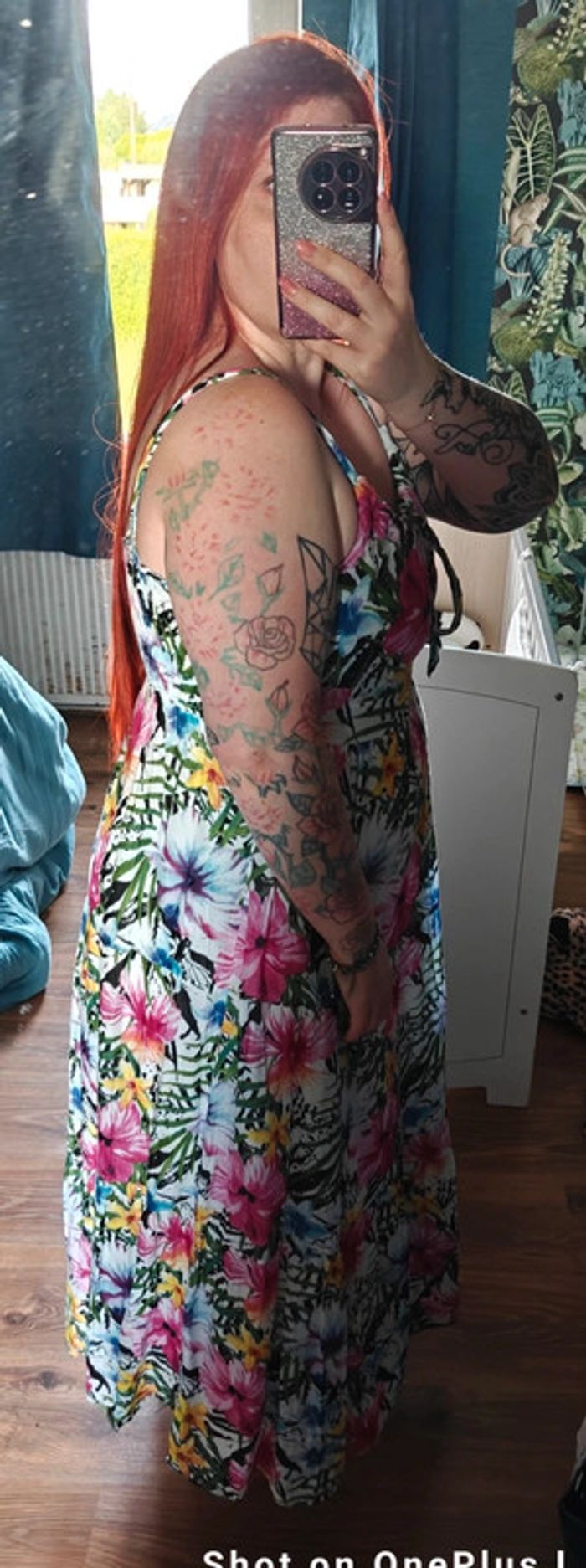 Superbe robe d'été fleurie - photo numéro 2