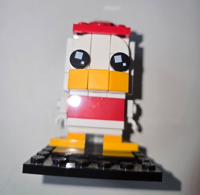 Lego brick headz picsou, rire, fifi et loulou disney 127, 128, 129 et 130 avec boite et notices - photo numéro 7