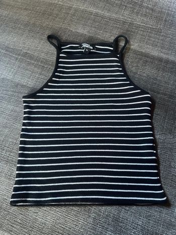 CROP top, taille XS, couleur marine