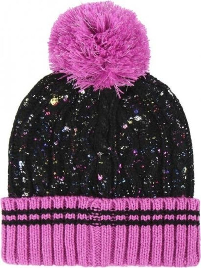 STAR WARS - Bonnet Pompon Black & Pink taille unique - photo numéro 2