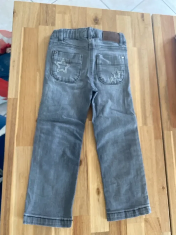 Jeans vertbaudet gris - photo numéro 4